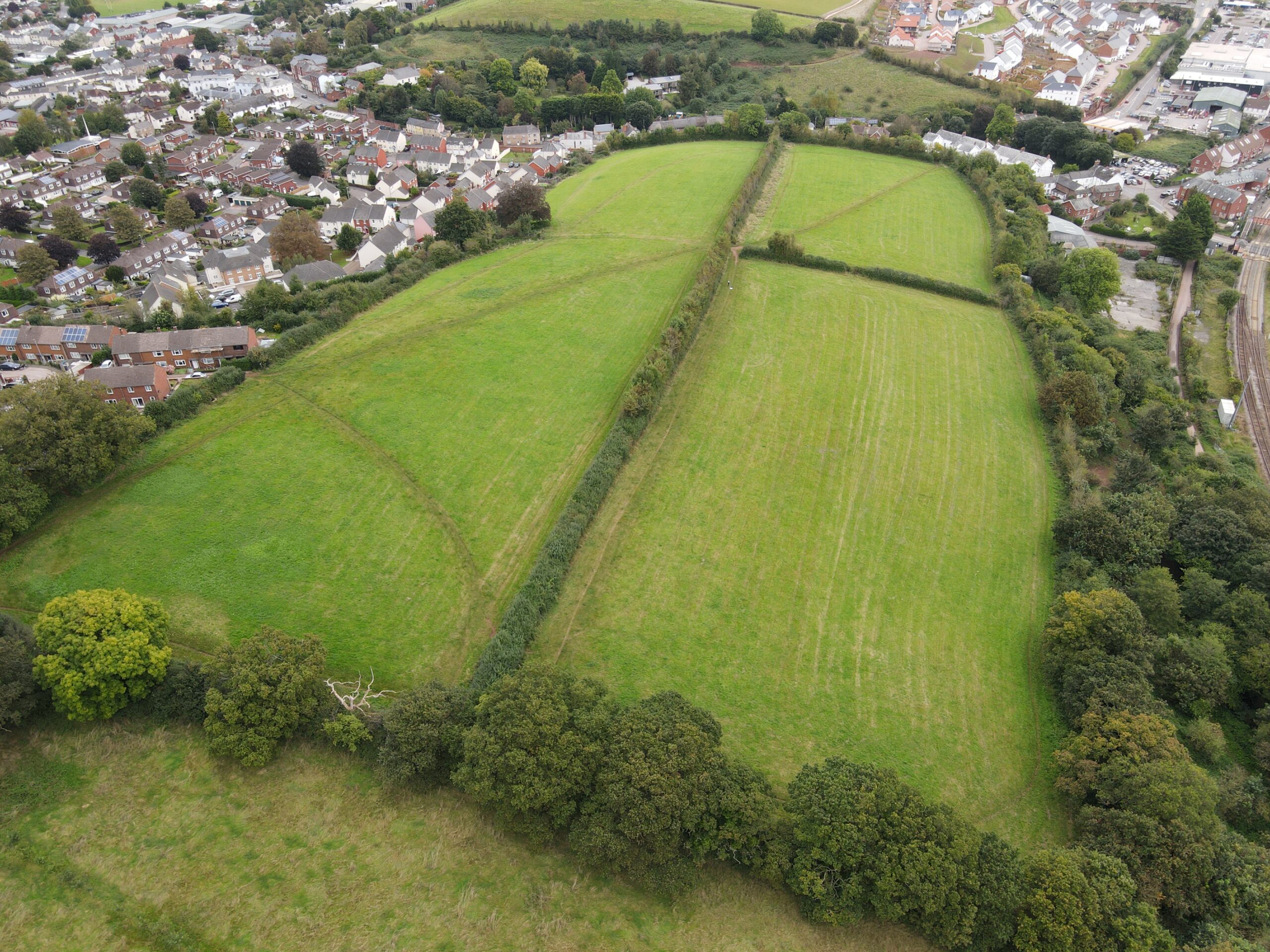 Aerial view of Winswood, Crediton
