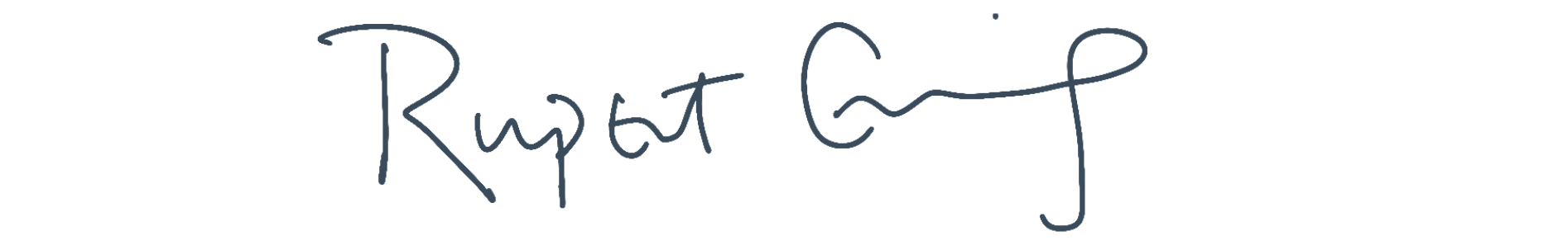 Rupert Geering signature